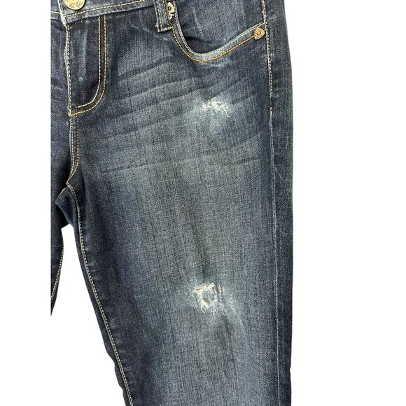 Kut from the Kloth Jeans Catherine Mid-Rise Slim Boyfriend Straight Leg Size‎ 4 - Picture 5 of 12